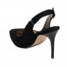 Sandalias mujer 1295 negro antílope