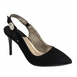 Sandalias mujer 1295 negro antílope