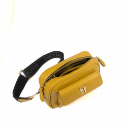 Bolso de mujer de hombro 006g mostaza