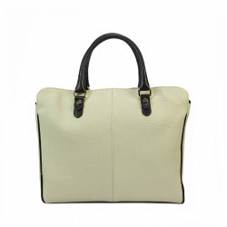 Bolso de mano para mujer 002g nude latte+negro