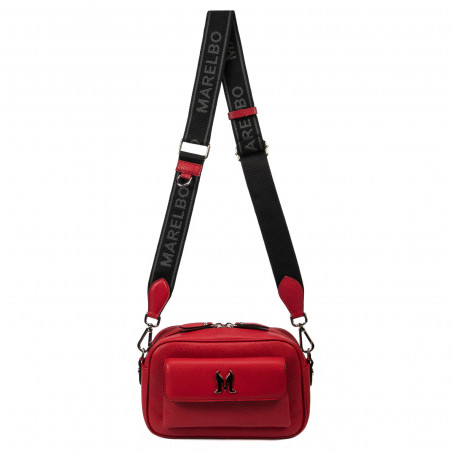 Bolso de mujer bandolera 006g rojo safiano