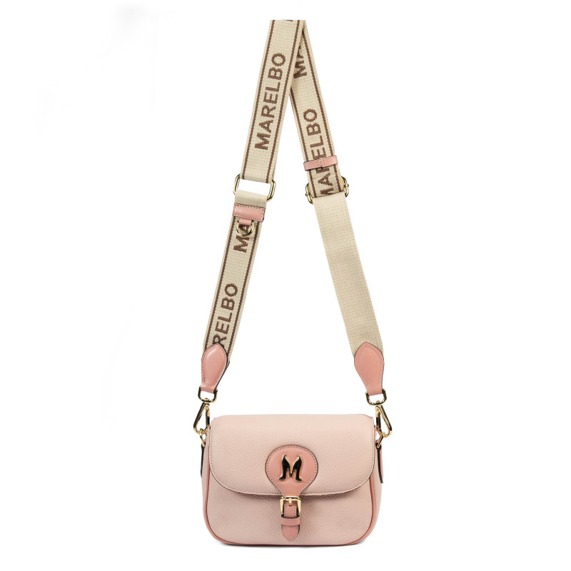 Bolso de hombro para mujer 007g rosa combinado