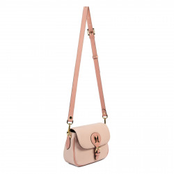 Bolso de hombro para mujer 007g rosa combinado