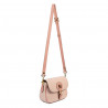 Bolso de hombro para mujer 007g rosa combinado