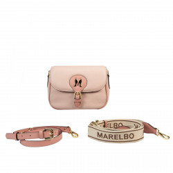 Bolso de hombro para mujer 007g rosa combinado