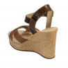 Sandalias mujer 5095 marrón combinado
