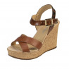 Sandalias mujer 5095 marrón combinado