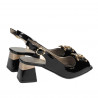 Sandalias mujer 1297 charol negro