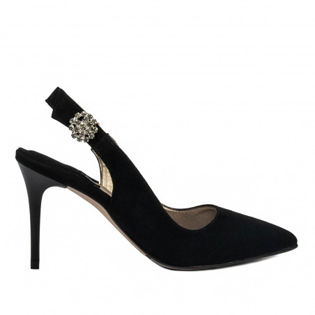 Sandalias mujer 1295 negro antílope