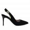 Sandalias mujer 1295 negro antílope