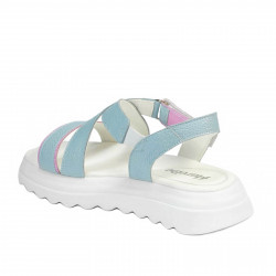 Sandalias de mujer 5092 azul combinado