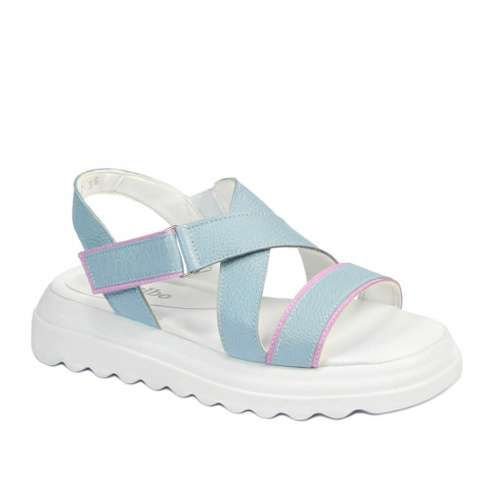Sandalias de mujer 5092 azul combinado