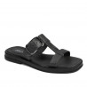 Sandalias mujer 5091 negro metalizado
