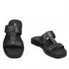 Sandalias mujer 5091 negro metalizado