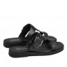 Sandalias mujer 5091 negro metalizado