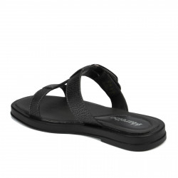 Sandalias mujer 5091 negro metalizado