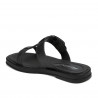 Sandalias mujer 5091 negro metalizado