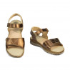 Sandalias de mujer 5090 color bronce combinado