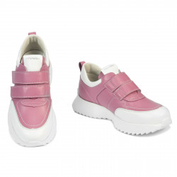 Zapatillas deportivas mujer 6060 rosa combinado