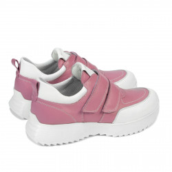 Zapatillas deportivas mujer 6060 rosa combinado