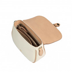 Bolso de hombro para mujer 007g beige latte