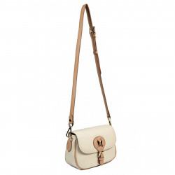 Bolso de hombro para mujer 007g beige latte