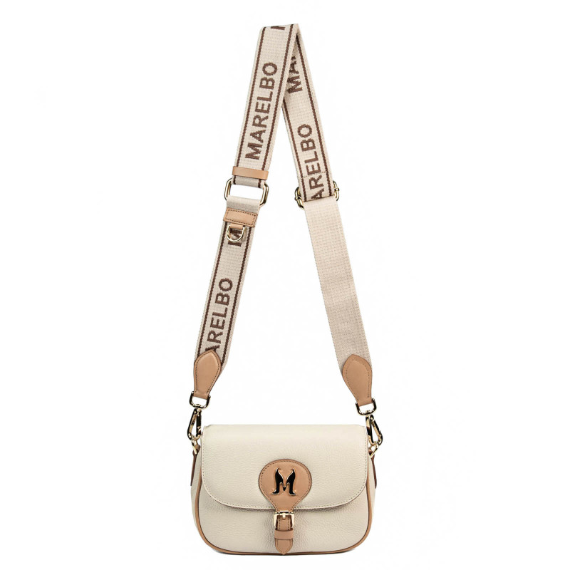 Bolso de hombro para mujer 007g beige latte