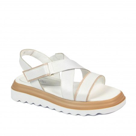 Sandalias de mujer 5092 blanco combinado