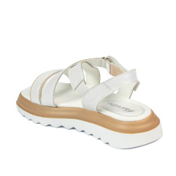 Sandalias de mujer 5092 blanco combinado