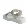 Sandalias mujer 5082 plateado+dorado