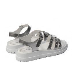 Sandalias mujer 5096 plateadas