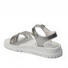 Sandalias mujer 5096 plateadas