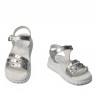 Sandalias mujer 5096 plateadas