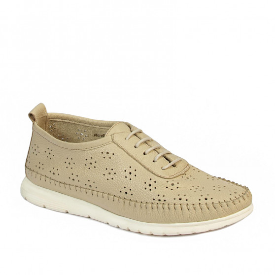 Mocasines de mujer 6061 beige