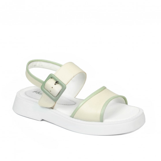Sandalias de mujer 5094 beige combinado