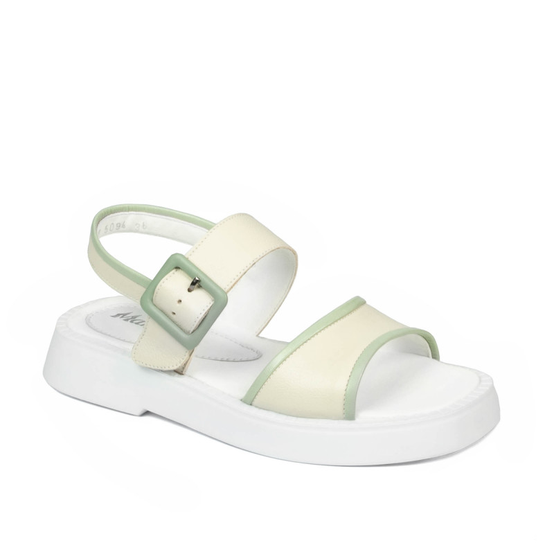 Sandalias de mujer 5094 beige combinado