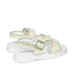 Sandalias de mujer 5094 beige combinado