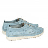 Mocasines de mujer 6061 azul celeste