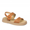 Sandalias de mujer 5094 marrón combinado