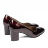 Zapatos elegantes de mujer 1268 charol burdeos01