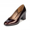 Zapatos elegantes de mujer 1268 charol burdeos01