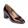 Zapatos elegantes de mujer 1268 charol burdeos01