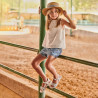 Sandalias para niños 539 blanco combinado