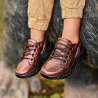 Zapatos para niños pequeños 72c burdeos perlado lifestyle