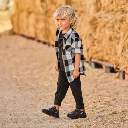 Zapatos para niños pequeños 72c negro lifestyle