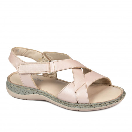 Sandalias de mujer 5047 polvo nacarado