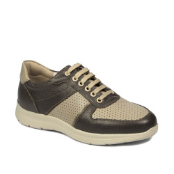 Zapatillas deportivas adolescentes 384 kaki combinado