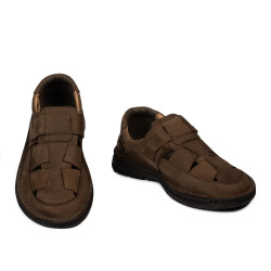 Sandalias hombre 956 a marrón