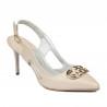 Sandalias de mujer 1294 beige nácar