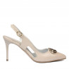 Sandalias de mujer 1294 beige nácar